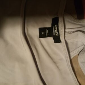 Express White Tank Top